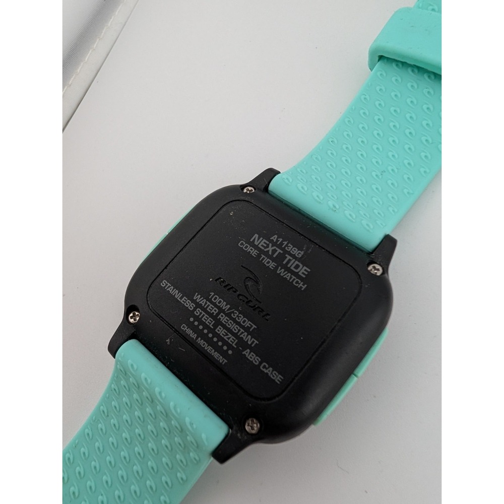 Rip‎ Curl Next Tide Watch Washed Aqua  A1139G Surf Watch- New Battery - Picture 8 of 9